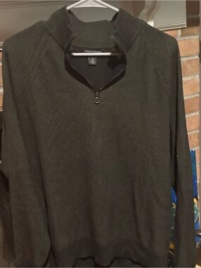 Banana Republic Men's Half-Zip Sweater in Olive